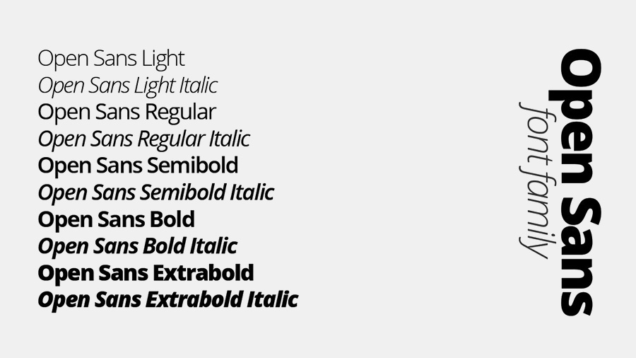 Open Sans - font family | Ozd Tasarım